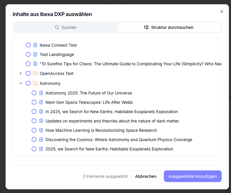 Ibexa Integration Screenshot 3